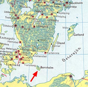 Bornholm Rundt, map.