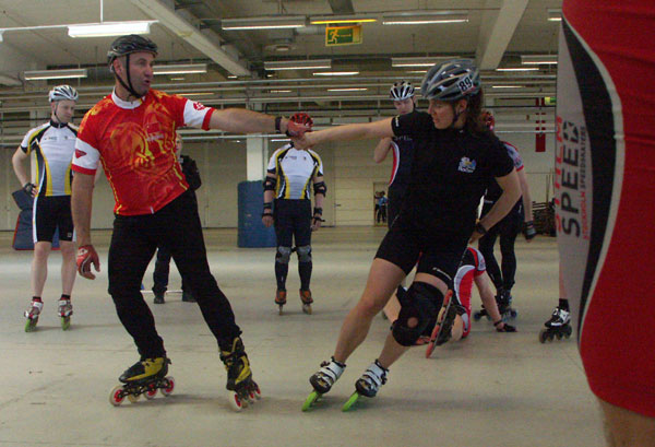 Inline skating camp with Christophe Audoire, Örebro 2009.