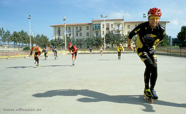 Pattinodromo Comunale Sassari, inline skating track in Sassari, Sardinien Sardinia, Experts in Speed 2003 inlines