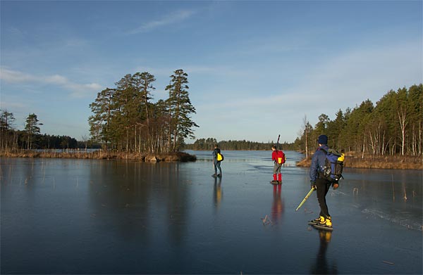 Ice skating in the Finspång area