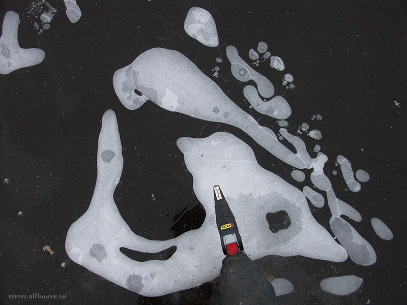 Ice skating on Arboga River/Arbogaån 2015.