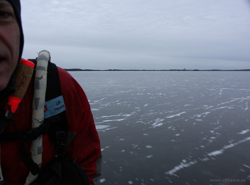 Ice skating on Lake Mälaren 2015.