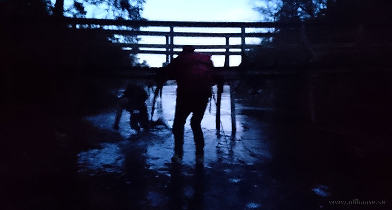 Ice skating in the Stockholm area, 2015.