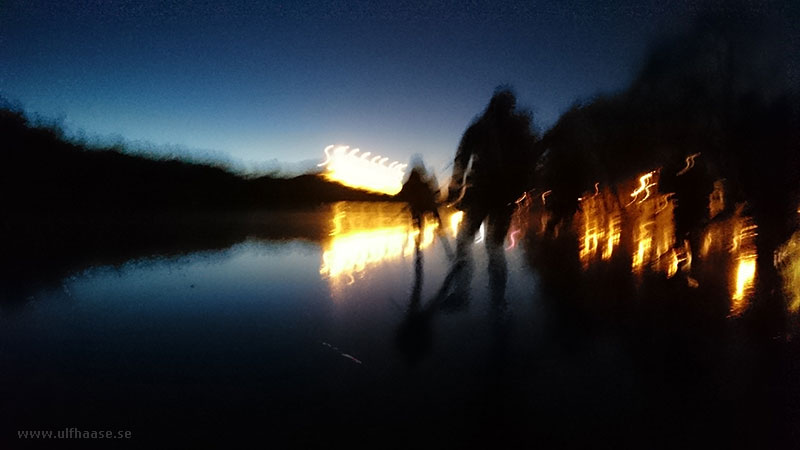 Ice skating in the Stockholm area, 2015.