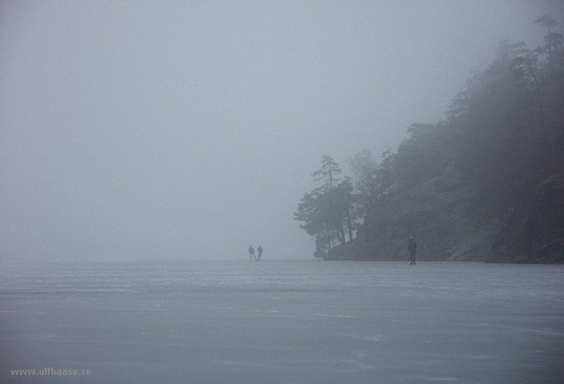 Ice skating in the Stockholm area, 2015.