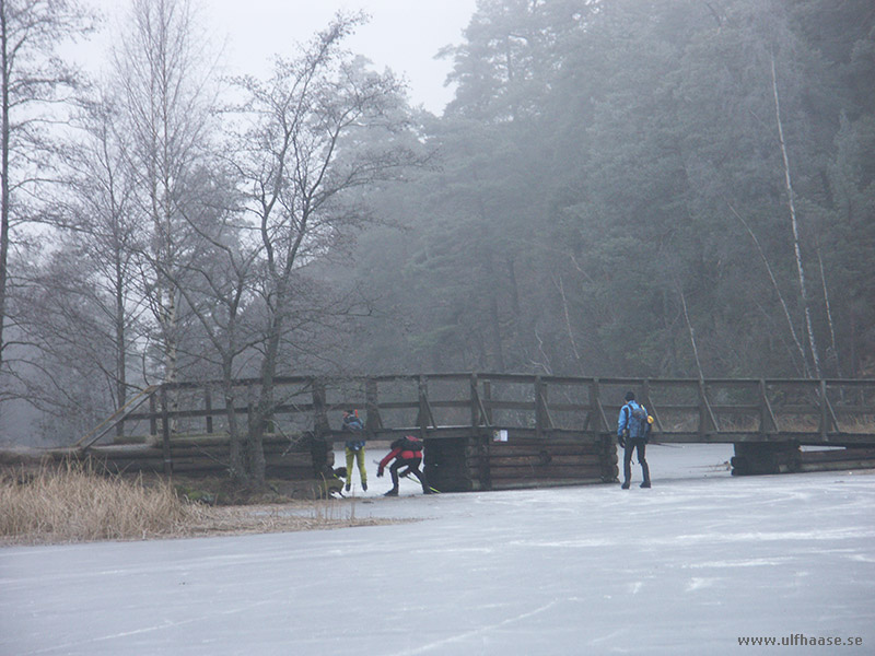 Ice skating in the Stockholm area, 2015.