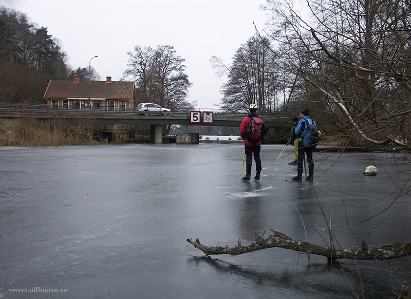 Ice skating in the Stockholm area, 2015.