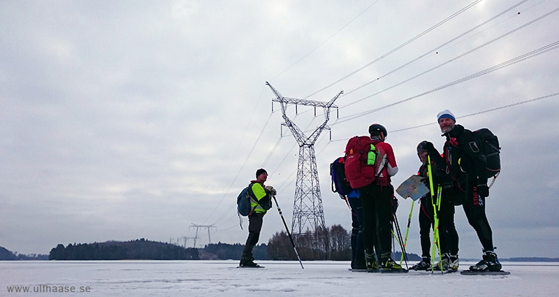 Ice skating on Lake Mälaren.