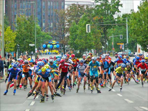 Berlin Inline Marathon 2004.