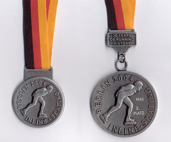 Berlin Inline Marathon 2004, medals.