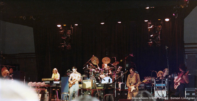 Frank Zappa in Stockholm 1978. Photo: Simon Lindgren.