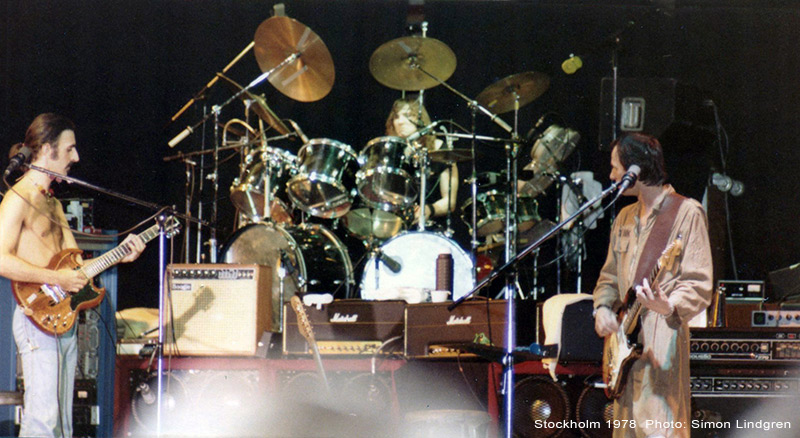 Frank Zappa in Stockholm 1978. Photo: Simon Lindgren.