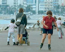 Inline skating Nice, France