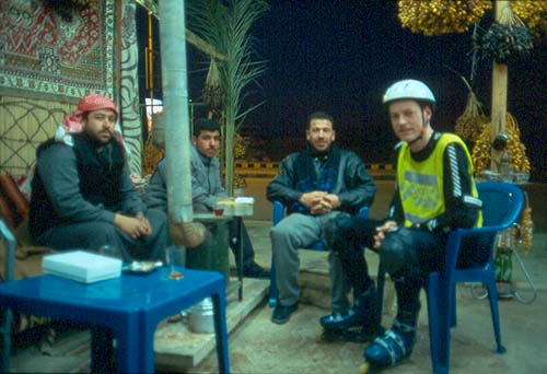 Inline skating in Palmyra, Syria