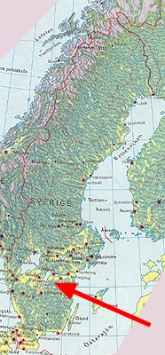 Lake Vättern, map