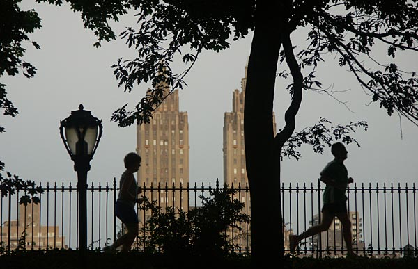 Central Park, New York, inline skating