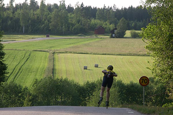 Inline skating in Stora Tuna - Gustafs 2006