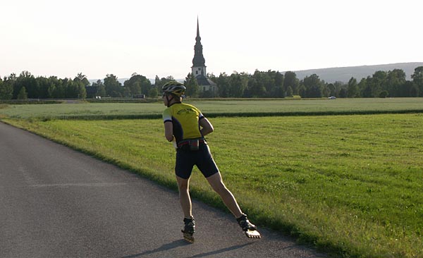 Inline skating in Stora Tuna - Gustafs 2006