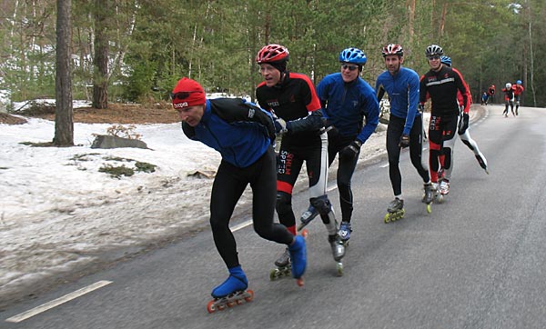 Inline skating première 2006, Stockholm Speedskaters.