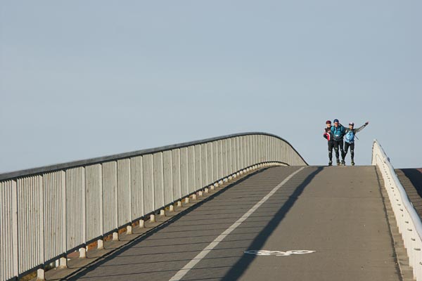 An autumn tour on inline skates