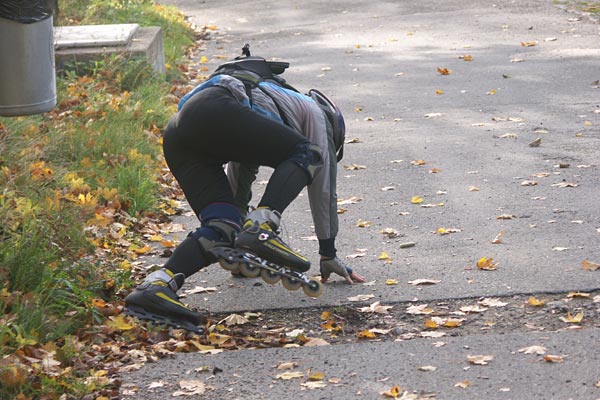 An autumn tour on inline skates