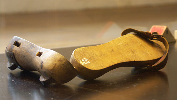 Old inline skates, Castle of Thun.