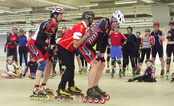 Inline skating camp with Christophe Audoire, Örebro 2009.