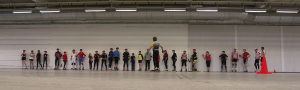 Inline skating camp with Christophe Audoire, Örebro 2009.