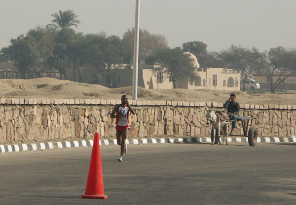 Egyptian Marathon, Luxor 2010, inline skating.