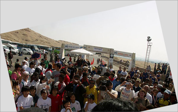 Egyptian Marathon, Luxor 2010, inline skating.