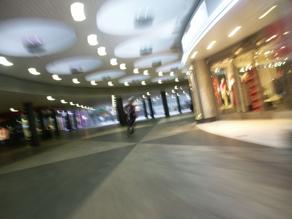 Morning skating on inlines in Stockholm.