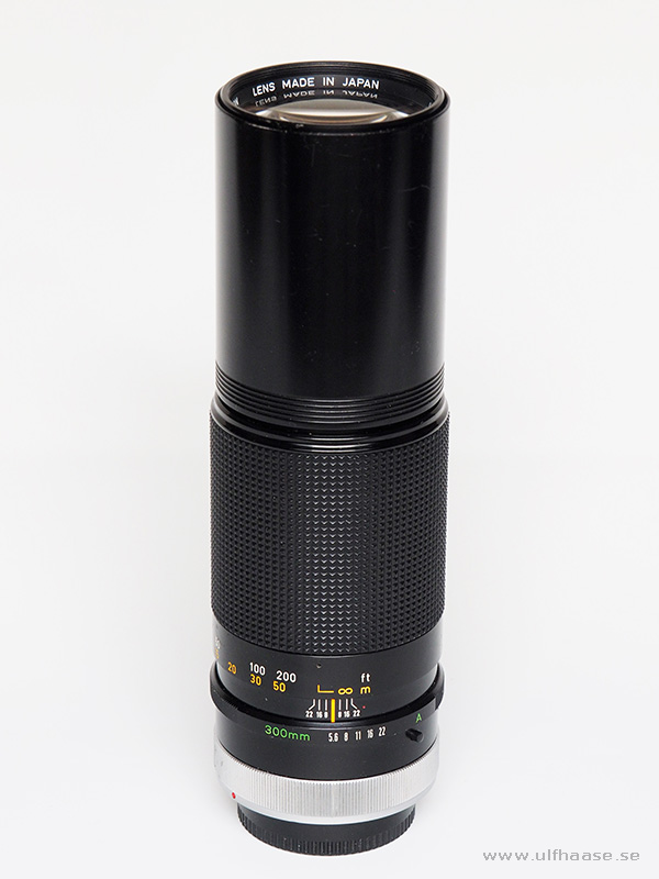 Canon lens FD 300mm f/5.6 S.S.C.