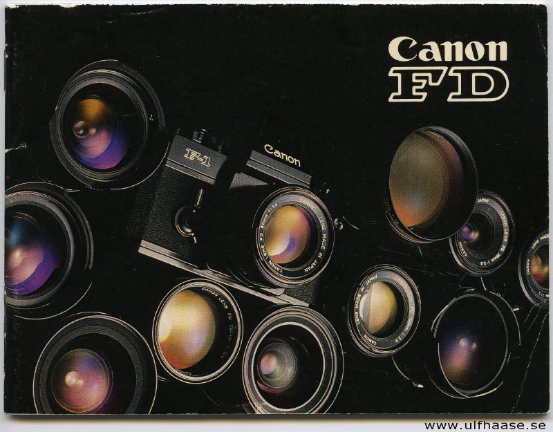 Canon FDn lenses (brochure), 1980