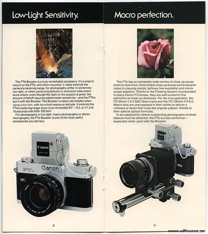 Canon FTb-N brochure