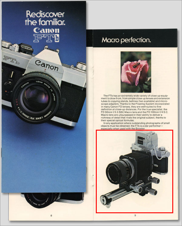 Canon FTb-N brochure