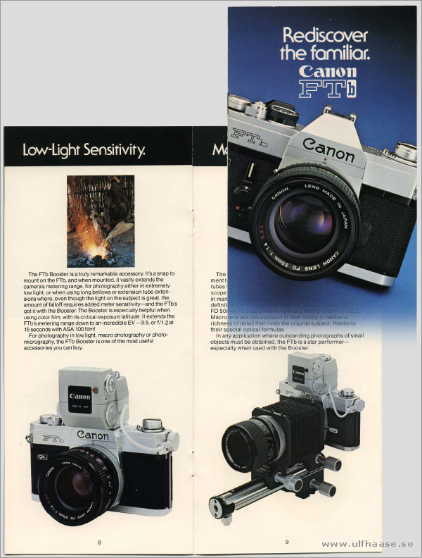 Canon FTb-N brochure