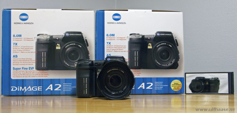 Konica Minolta Dimage A2 original boxes