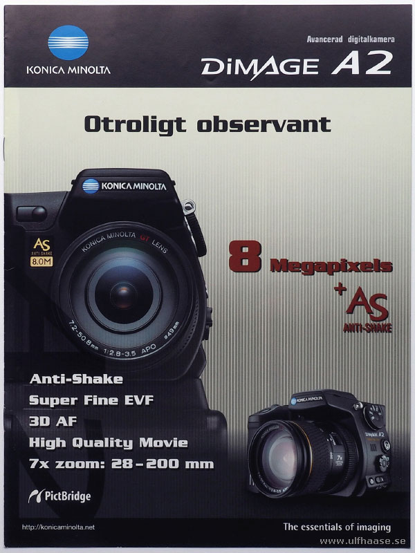 Konica Minolta Dimage A2 brochure