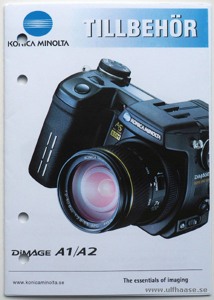 Konica Minolta Dimage A1/A2 acessories