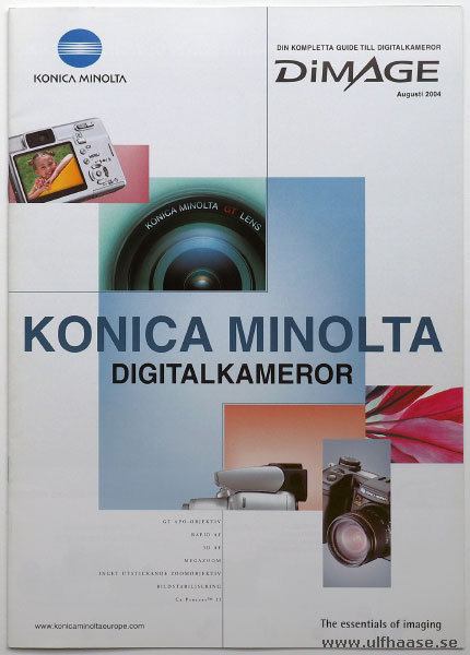 Konica Minolta Dimage brochure