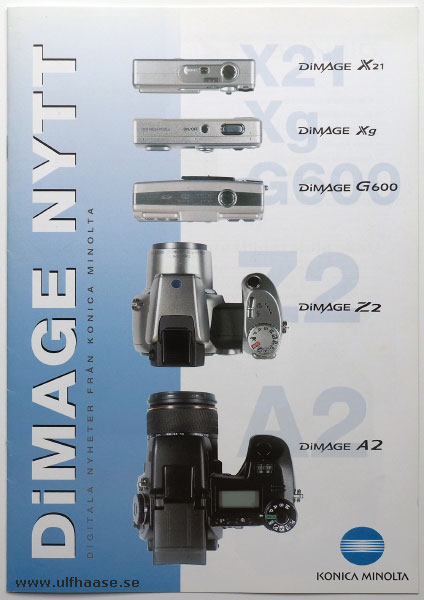 Konica Minolta Dimage brochure