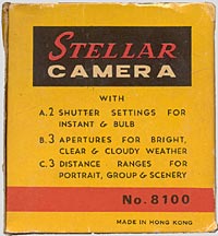 Origial box for Stellar camera