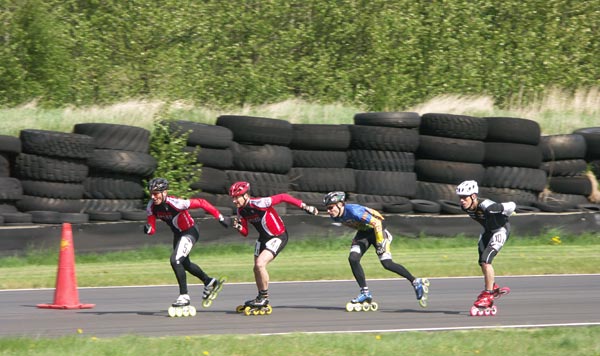 Sweden 12h Roller, Falkenberg, 12 hour skating relay.