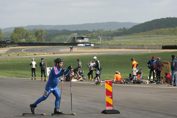 Sweden 12h Roller, Falkenberg, 12 hour skating relay.