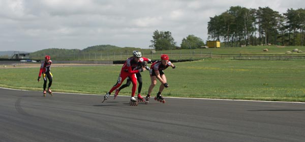 Sweden 12h Roller, Falkenberg, 12 hour skating relay.