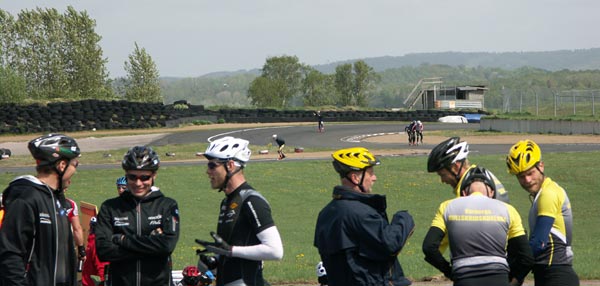 Sweden 12h Roller, Falkenberg, 12 hour skating relay.