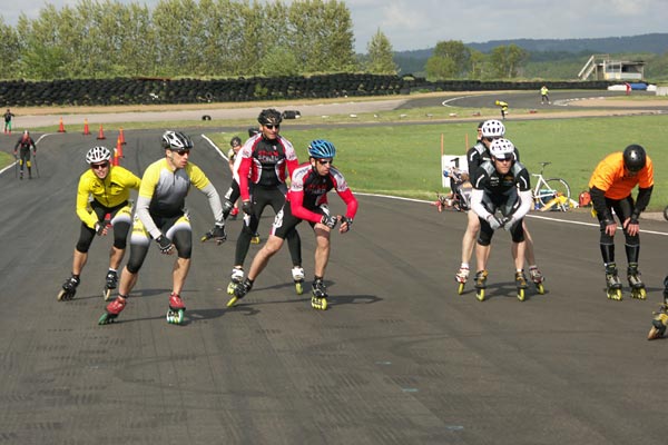 Sweden 12h Roller, Falkenberg, 12 hour skating relay.