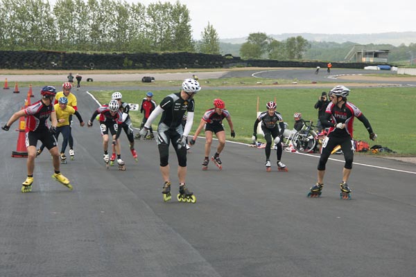 Sweden 12h Roller, Falkenberg, 12 hour skating relay.