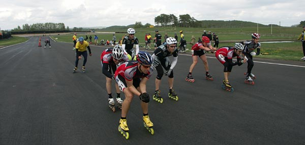 Sweden 12h Roller, Falkenberg, 12 hour skating relay.