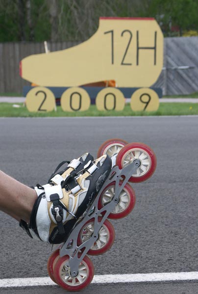 Sweden 12h Roller, Falkenberg, 12 hour skating relay.